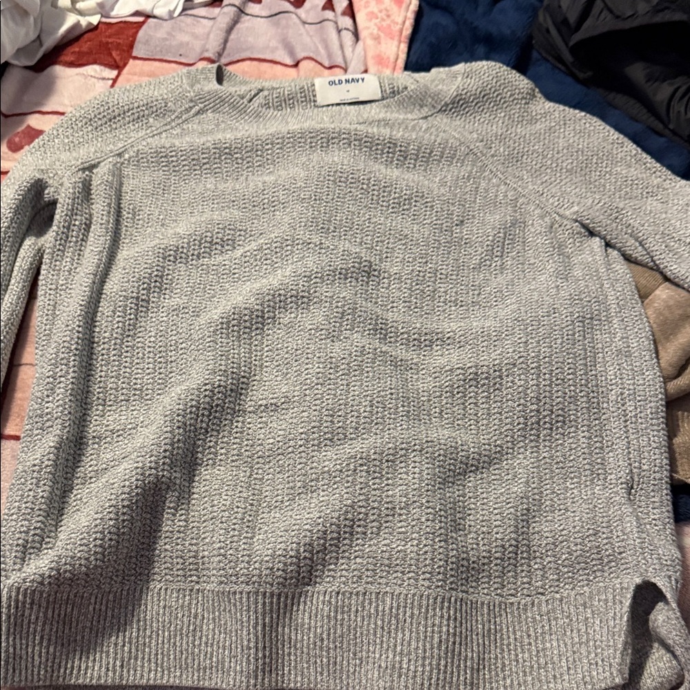 Old Navy Women's Light Gray Sweater